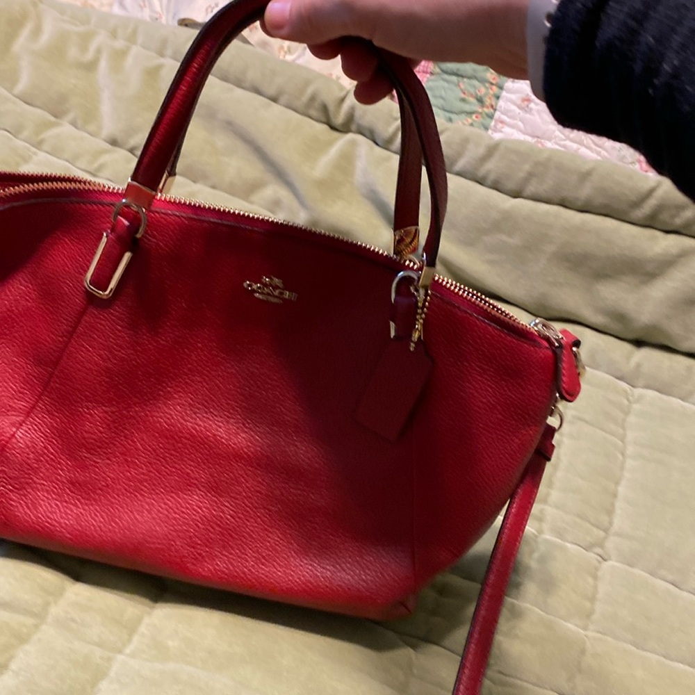 Red Coach Purse